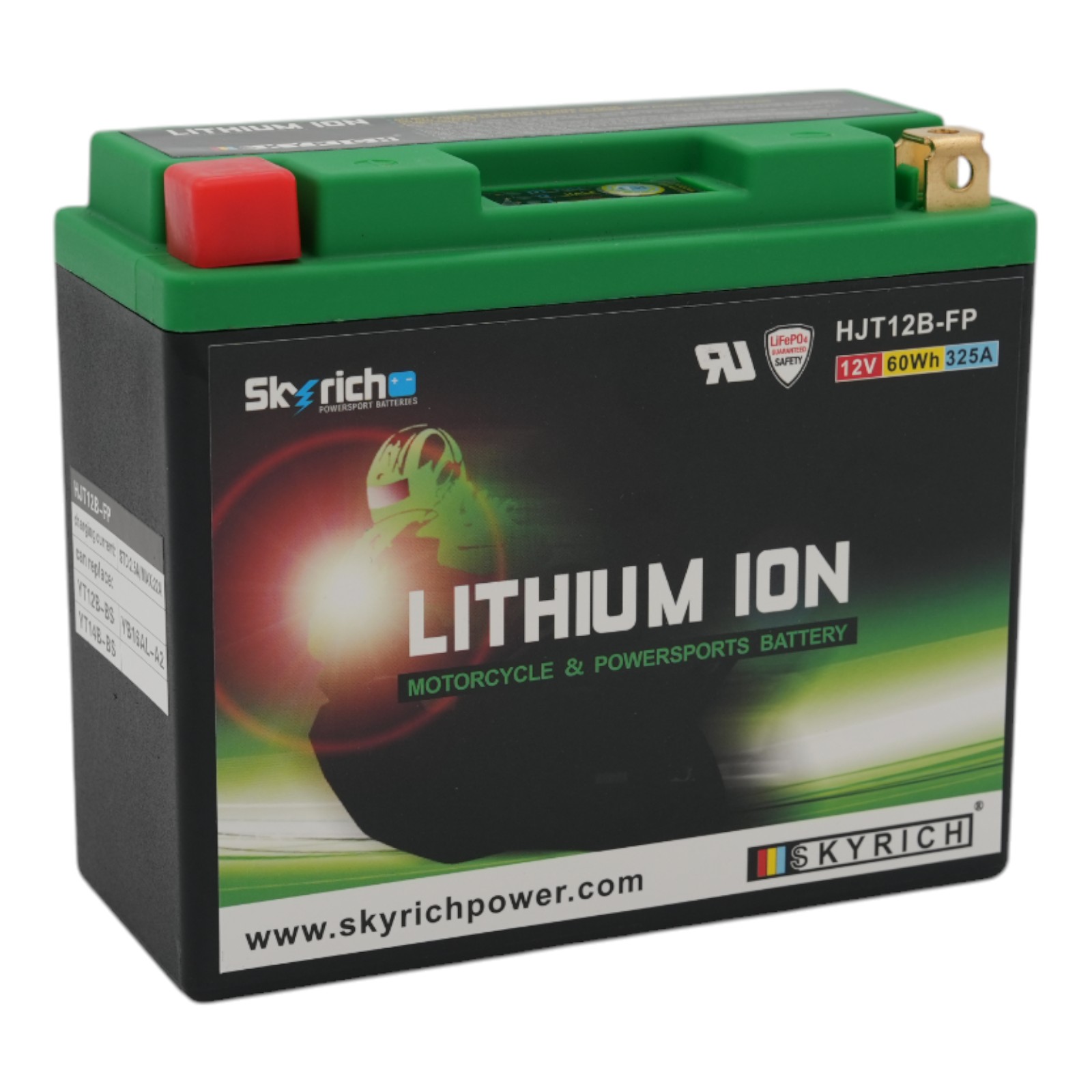 HJT12B-FP リチウムイオンバッテリー (YT12B-BS、YT14B-BS、GT12B-4