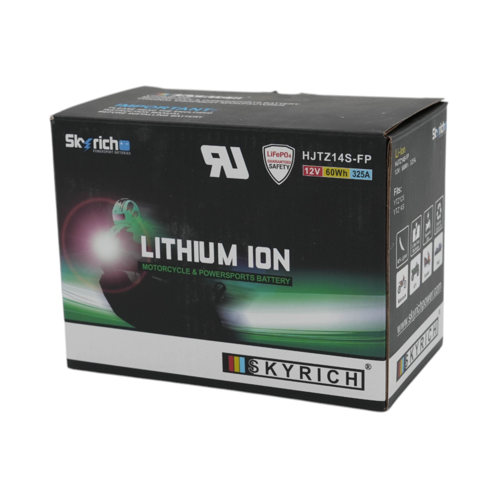 HJTZ14S-FP リチウムイオンバッテリー (YTZ12S、YTZ14S 互換) - バイク