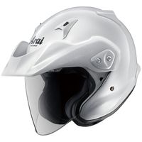 Arai フルフェイスヘルメット CLC ホワイト/シルバー CT-Z アルミナシルバー 61-62cm - バイク