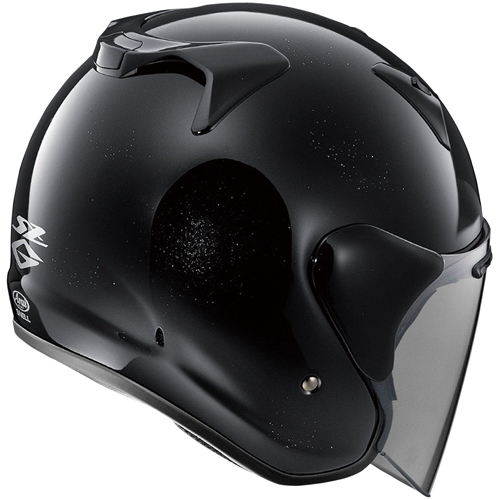 Arai SZブラック ジェットヘルメット 61-62cm SZ-G グラスブラック 61-62cm - バイク