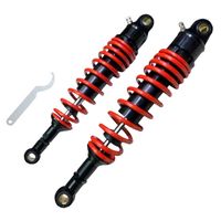 リアサスペンション タンク 320mm レッド/レッド - バイク
