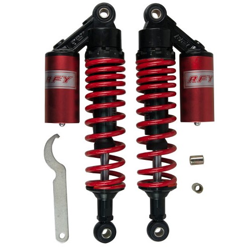【604】 リア サスペンション 320mm 黒 タンク別体 調整可能 新品 互換品】 オーリンズタイプ リアサスペンション タンク別体