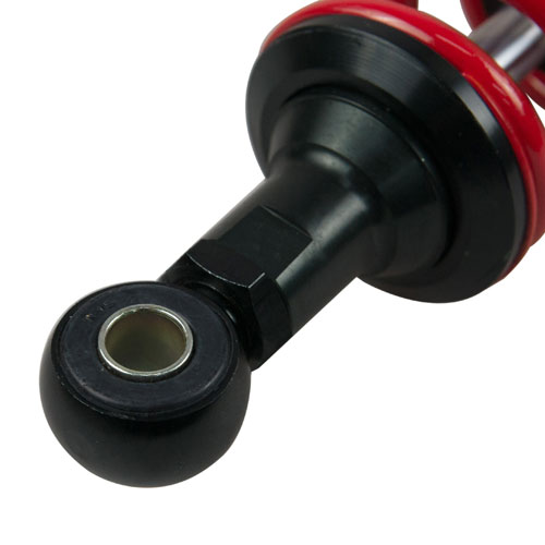 リアサスペンション タンク 320mm ブラックレッド - バイク