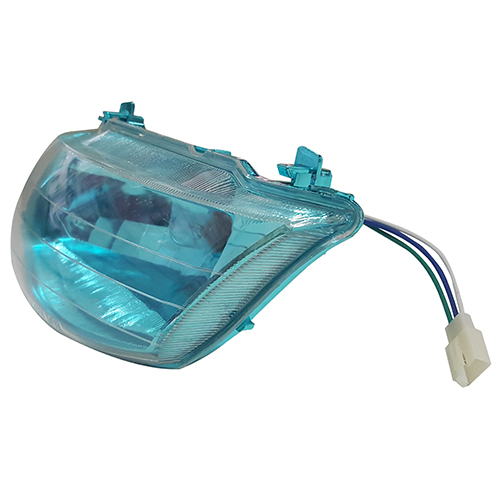 ヘッドライトASSY ブルーレンズ - バイク