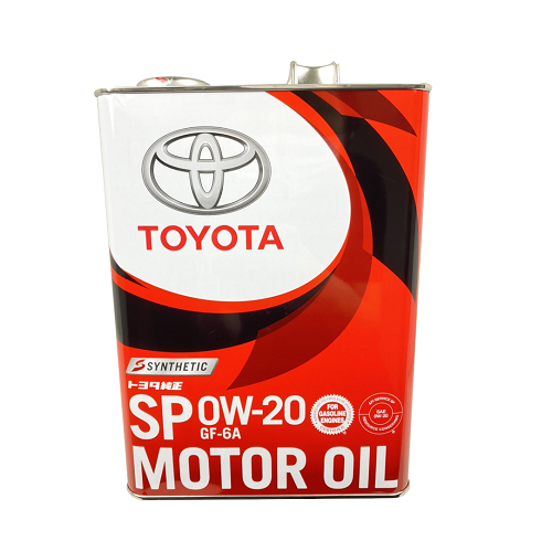 トヨタ純正0W-20エンジンオイルSP GF-6A 残り13L 純正部品】エンジンオイル SP/GF-6A 0W-20 4L - 自動車