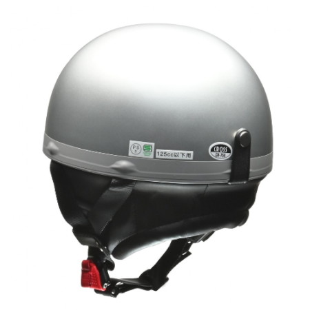 CROSS CR-750 ビンテージハーフヘルメット シルバー フリー - バイク