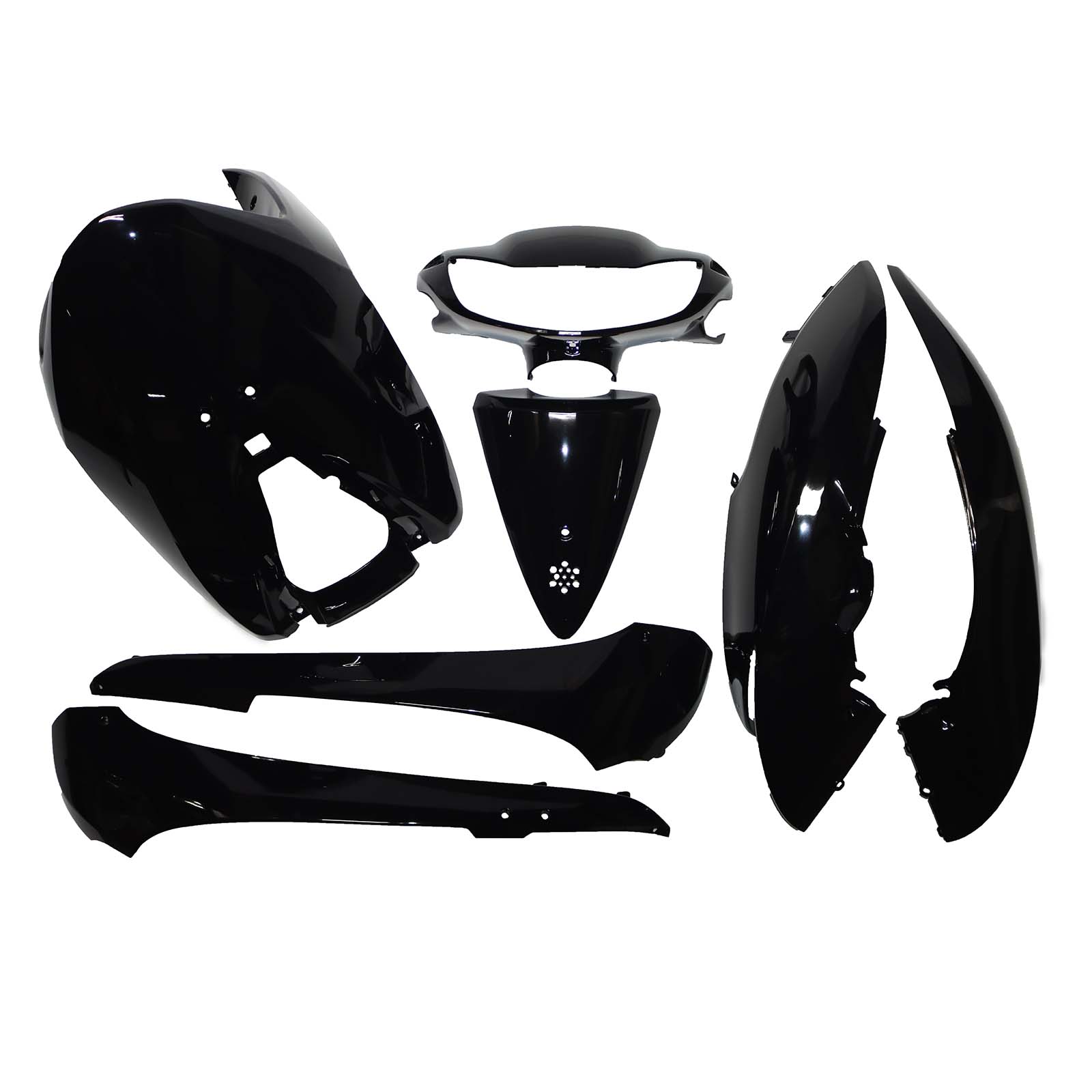 外装7点セット DIO/ディオ(AF62/AF68) パールプロキオンブラック(NH