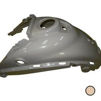 リアカバー 2stビーノ(5AU) 1型(鍵穴有) クリーム - バイク