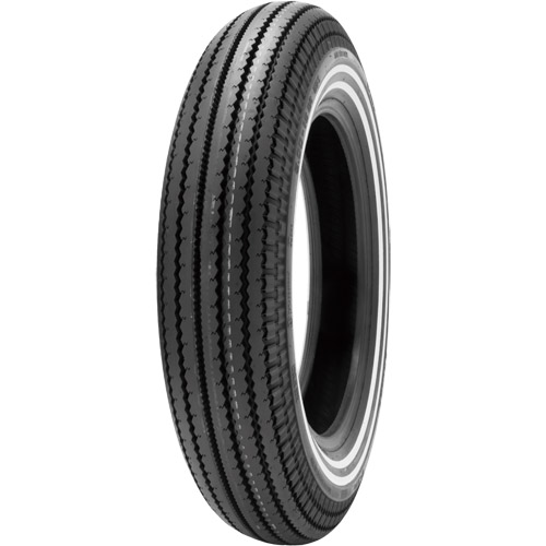 SHINKO E270 5.00-16 72H タイヤ 溝約7mm シンコー E270 5.00-16 72H TT フロント/リア ホワイト2ライン - バイク