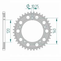 リアス リアスプロケット S-12 47丁 - バイク