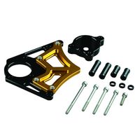 スプロケットカバー ブラック/ゴールド ZRX1200 DAEG - バイク