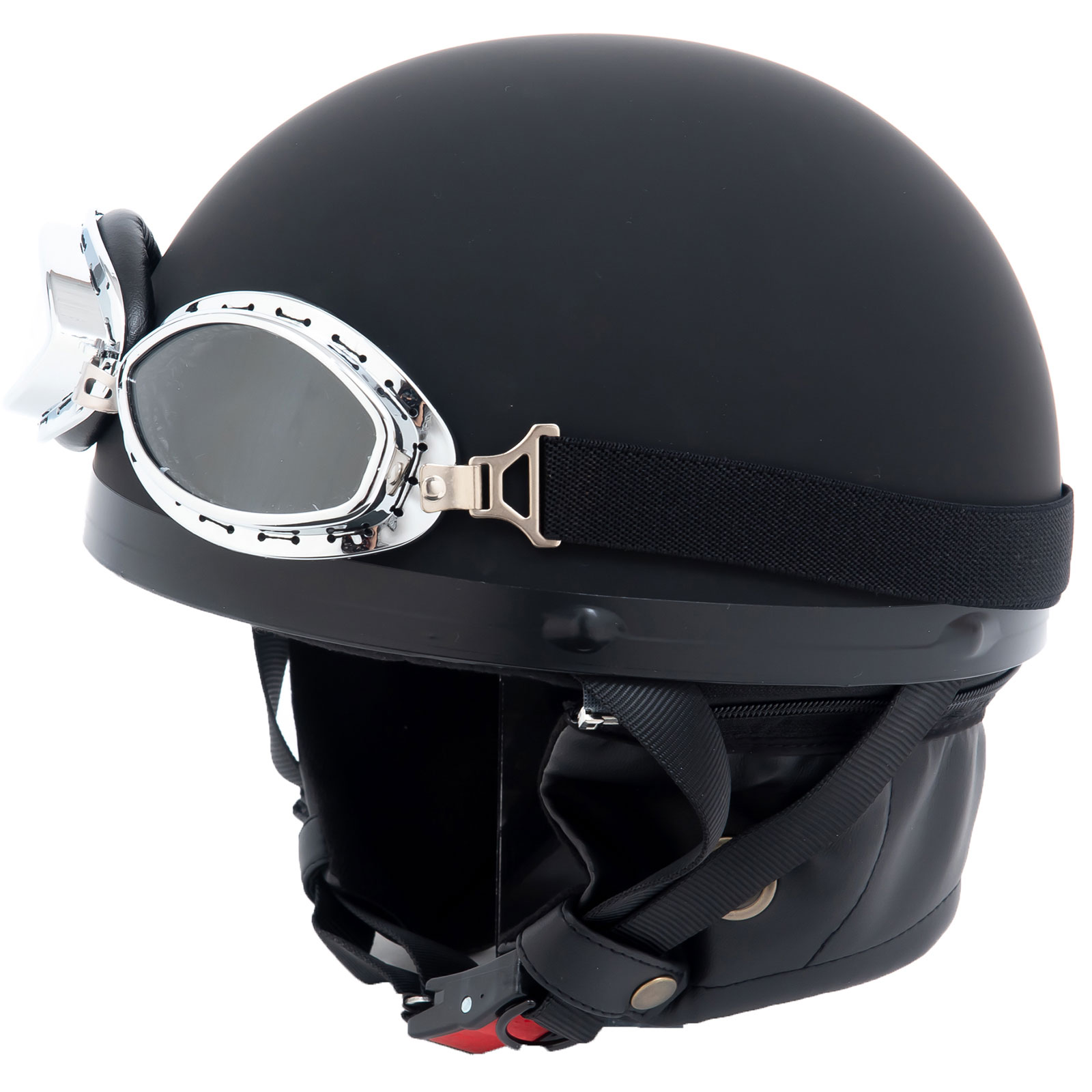 【装飾用ヘルメット】ビンテージヘルメット マットブラック　XS仕様 ビンテージヘルメット マットブラック - バイク