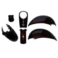 外装7点セット クレアスクーピー(AF55) ブラック/ホワイト(NH-1) - バイク