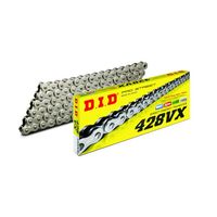 VXシリーズチェーン 428VX-120L ZJ(カシメ) シルバー - バイク