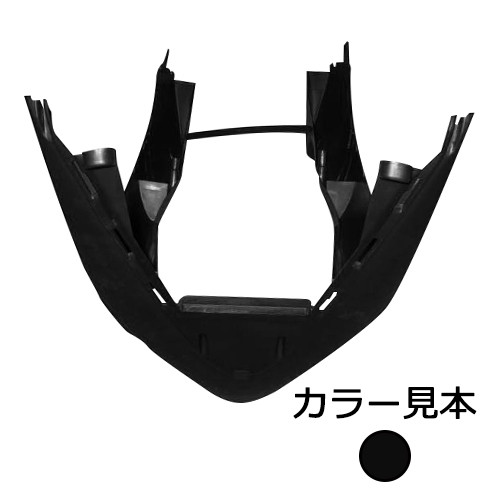 ジョグZ 3YK レッグシールド　フロントインナーカバー　スーパージョグZ フロントモール ジョグZ(3YJ/3YK) ブラック - バイク