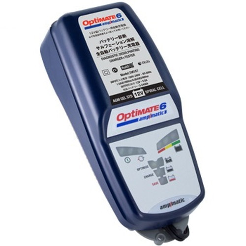 未使用★オプティメイト6 OptiMATE6 バッテリー充電器12V TM187 OptiMATE6 TM-367 オプティメイト6 Amp. Ver.3|車・バイクバッテリー