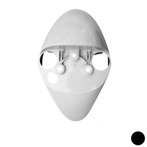 フロントフェンダー レッツ4(CA41/45/46A) ソリッドブラック(019) - バイク