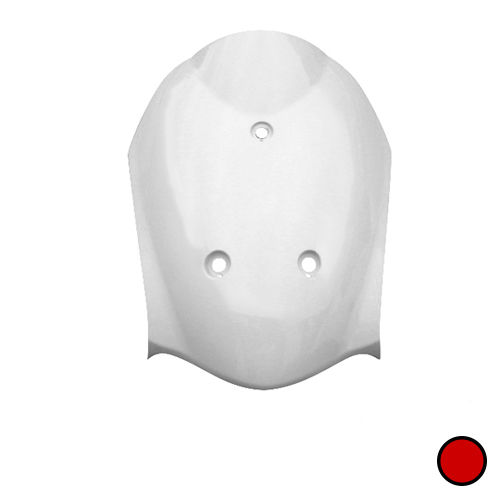 フロントカバー レッツ4(CA41/45/46A) キャンディソノマレッド(YHL