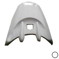 リアスポイラーASSY シルバー スマートDIO Z4 - バイク リアスポイラーASSY シルバー スマートDIO Z4 - バイク