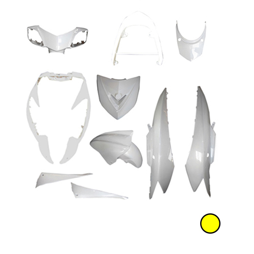 外装10点セット シグナスX 3型(SE44J) イエロー 台湾仕様カラー - バイク