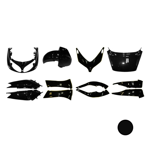 外装12点セット T-MAX(SJ02J/SJ04J) ブラックメタリックX(0903) - バイク