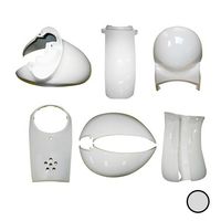 外装7点セット クレアスクーピー(AF55) ブラック/ホワイト(NH-1) - バイク