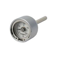 RRディップスティック油温計 ホワイト - バイク