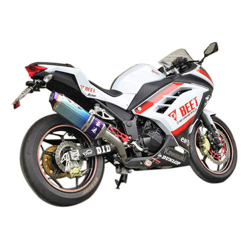 BEET JAPAN Evolution マフラーNinja250 Webike | BEET ビート NASSERT Evolution Type II フル