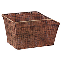 TP334 籐風リアバスケット ミックスブラウン - 自転車