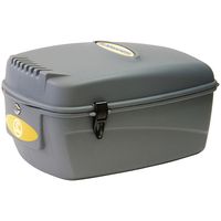 SW906A 樹脂製リアボックス グレー - 自転車