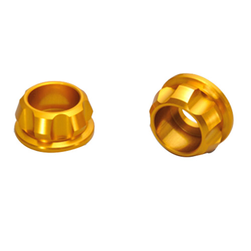 PREMIUM ZONE キャップボルトカラー M10 ゴールド 2個入り - バイク