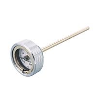 RRディップスティック油温計 ホワイト - バイク