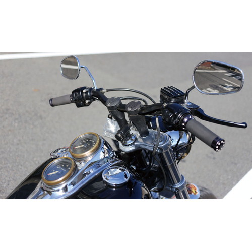 ハンドルバー コンチ/スーパーロー 82y- ブラック - バイク