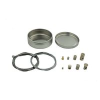 【純正スロットル+オイルポンプがそのまま接続可能★】高品質ビッグキャブ用スロットルワイヤー2股型アクシス90BW'S100/BWS100 分離ケーブル ビッグキャブ用二股タイプ ストッパー付 - バイク