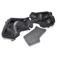 エアークリーナーBOXカバー ブラック - バイク