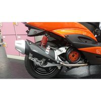 スポーツマフラー ホットラップ(ブラック仕様) - バイク