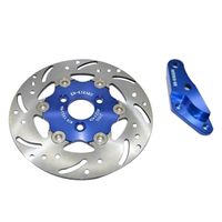 JOG系 フローティングディスク 200mm ブルー - バイク