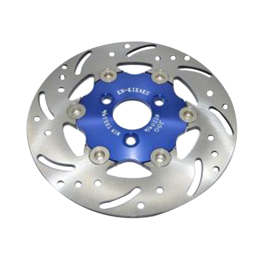 ビッグローター220mm 単品 ブルー - バイク