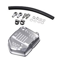 オイルシャワーヘッドカバー チタン APE/XR - バイク