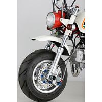 フロントフォークとステムセット ダブルアンチ ダブルディスクワイド208mm ステムφ27mm フロントフォークキット 2pods