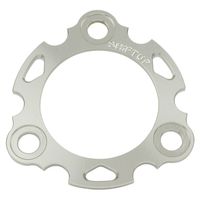 ウェーブフローティング リアディスクローター160mm シルバー/ゴールド