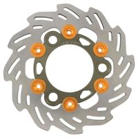 ウェーブフローティング リアディスクローター160mm シルバー/ゴールド