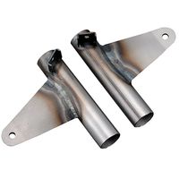 ビレットライトステー φ27mm シルバー - バイク