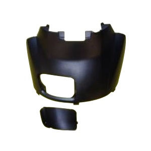 センターシート下カバー(キャップ付) トゥデイ(AF61) ブラック - バイク