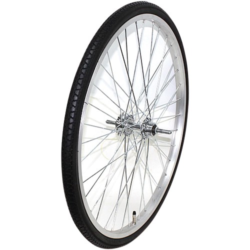 完組】後輪リム 26×1 3/8 14T バンド用 アルミリム(タイヤ・チューブ