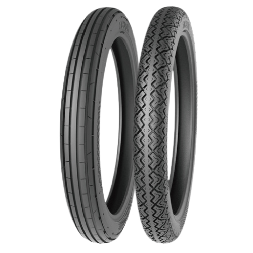 セット品】前 TS616 2.25-17 4PR TT 後 TS677 2.25-17 4PR TT