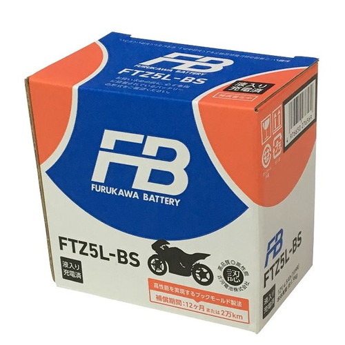 FTZ5L-BS (YTZ5L-BS互換) (液入充電済) - バイク