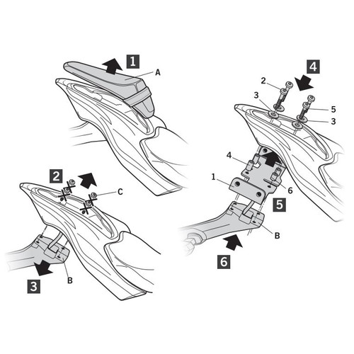 トップマスターフィッティングキット Z900(17-24) - バイク