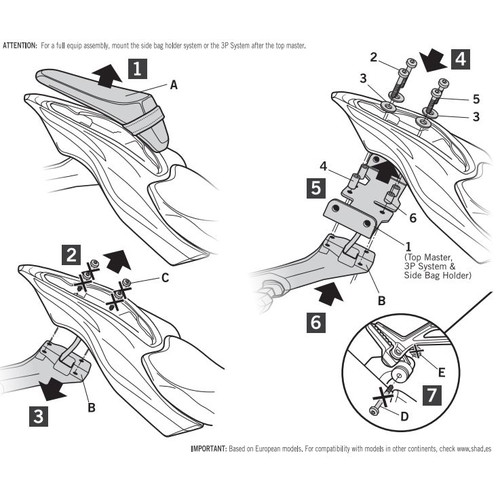 3Pシステムフィッティングキット Z900(17-24) - バイク