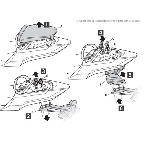3Pシステムフィッティングキット CB400F/500F/CBR400R/500R(16-18